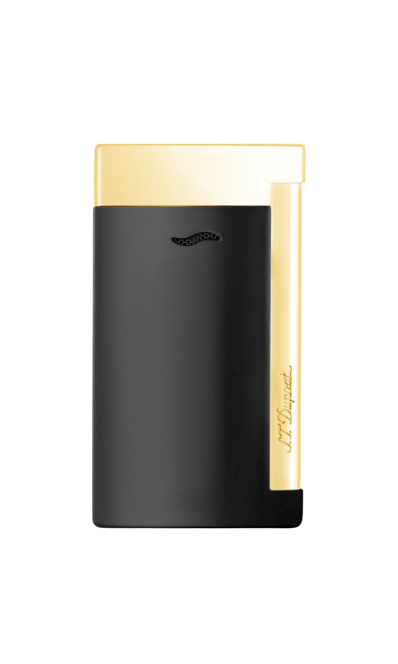 ST Dupont Slim 7 Black And Golden Finish Lighter