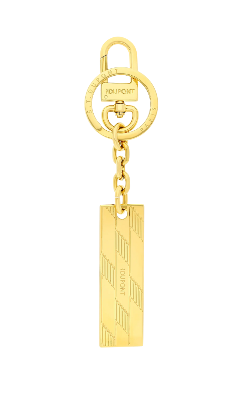 ST Dupont Keyring 1872 Golden
